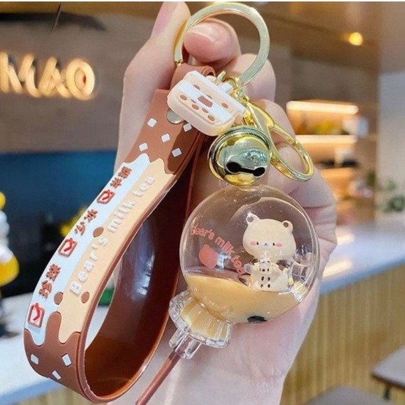 Liquid Bear Boba Keychain - Picture 3 of 6